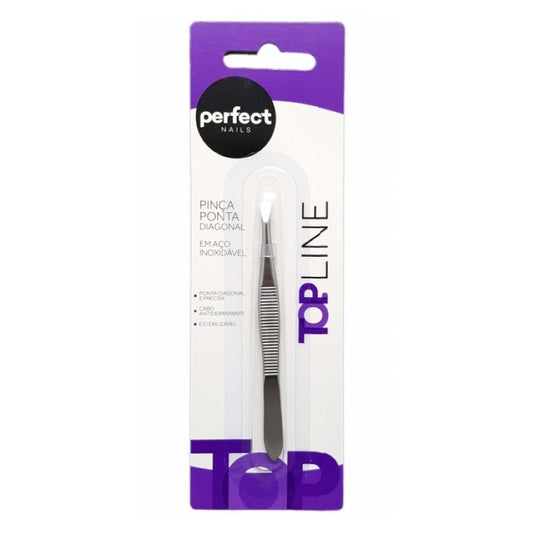 Pinca Ponta Diagonal Top Line Inox Perfect Nails 1