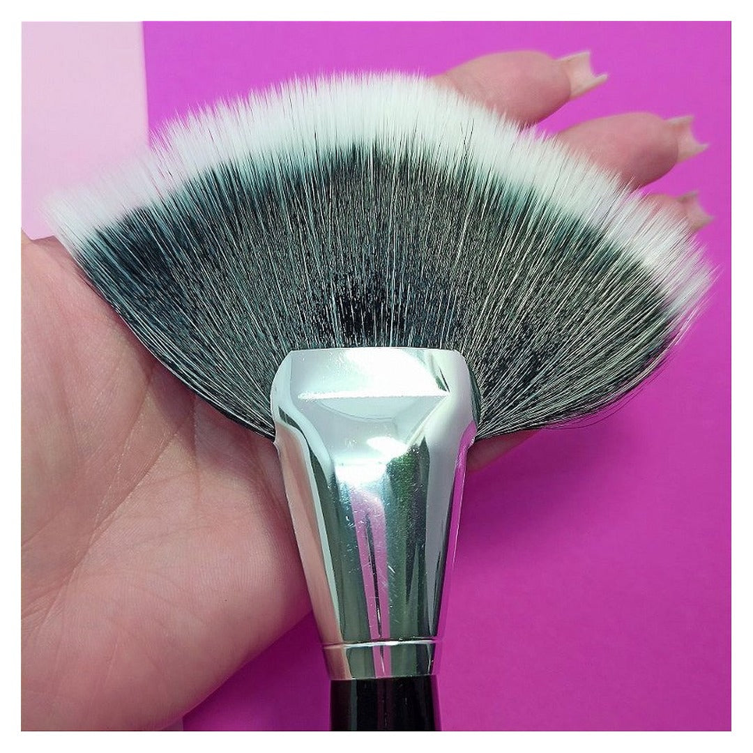 Pincel Profissional Duo Fiber Leque DF-10 1