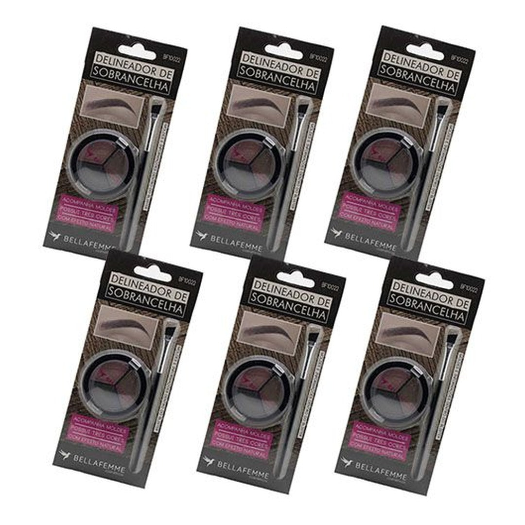 Kit Delineador de Sobrancelha Bella Femme 1