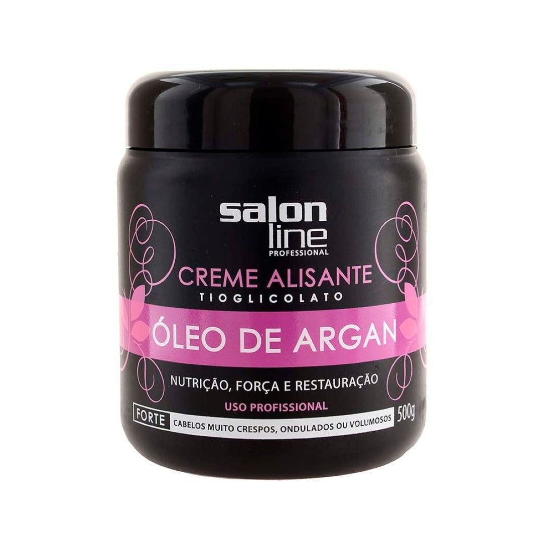 Creme Alisante Tioglicolato Oleo de Argan Forte 1