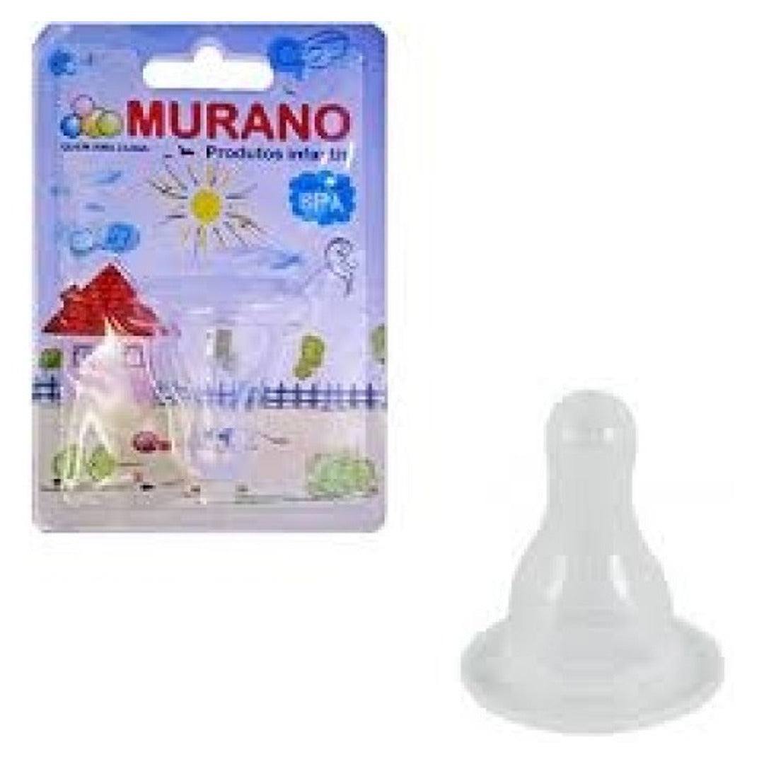 Bico Mamadeira Silicone Murano 1