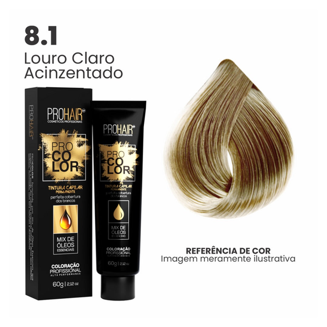 Tintura Magic Color 8.1 Louro Claro Acinzetado 1