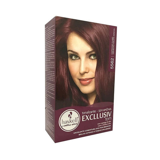Tonalizante Haskell 5562 Castanho Claro Vermelho Violeta 1
