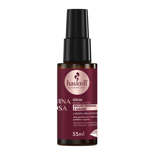 Serum Quina Rosa Brilho Intenso e Maciez 1