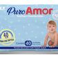 Toalha Umedecidas Puro Amor Com 40 Unidades