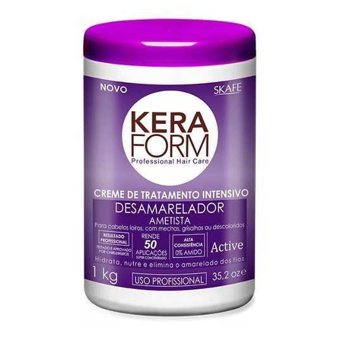 Creme De Tratamento Intensivo Keraform Desamarelador 1