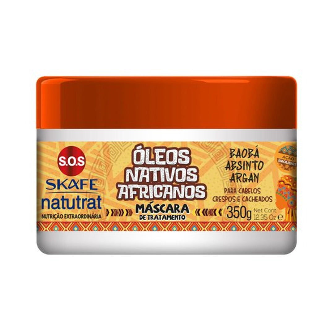 Mascarilla Skafe Natutrat Afro Hair Aceites 1