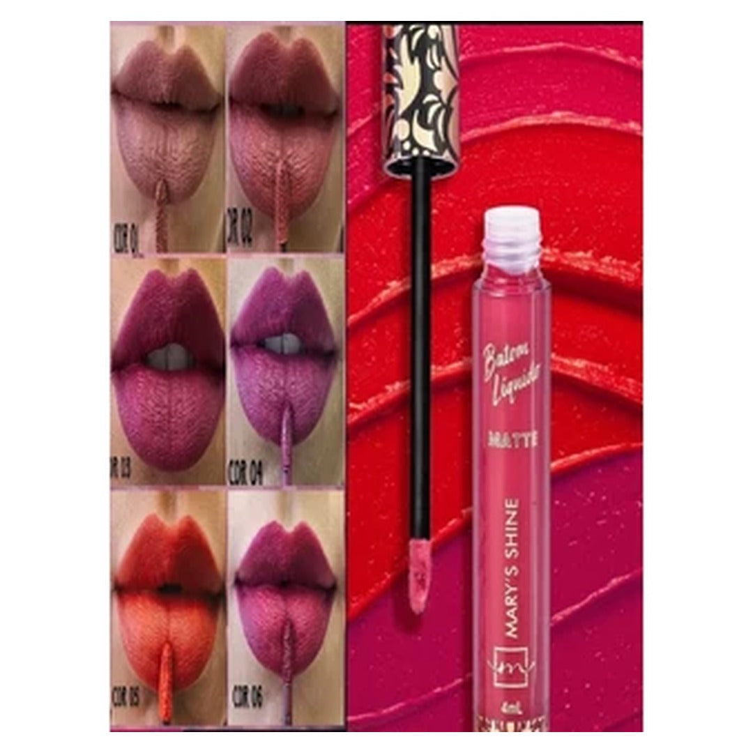 Batom Matte Shines Colorido 1