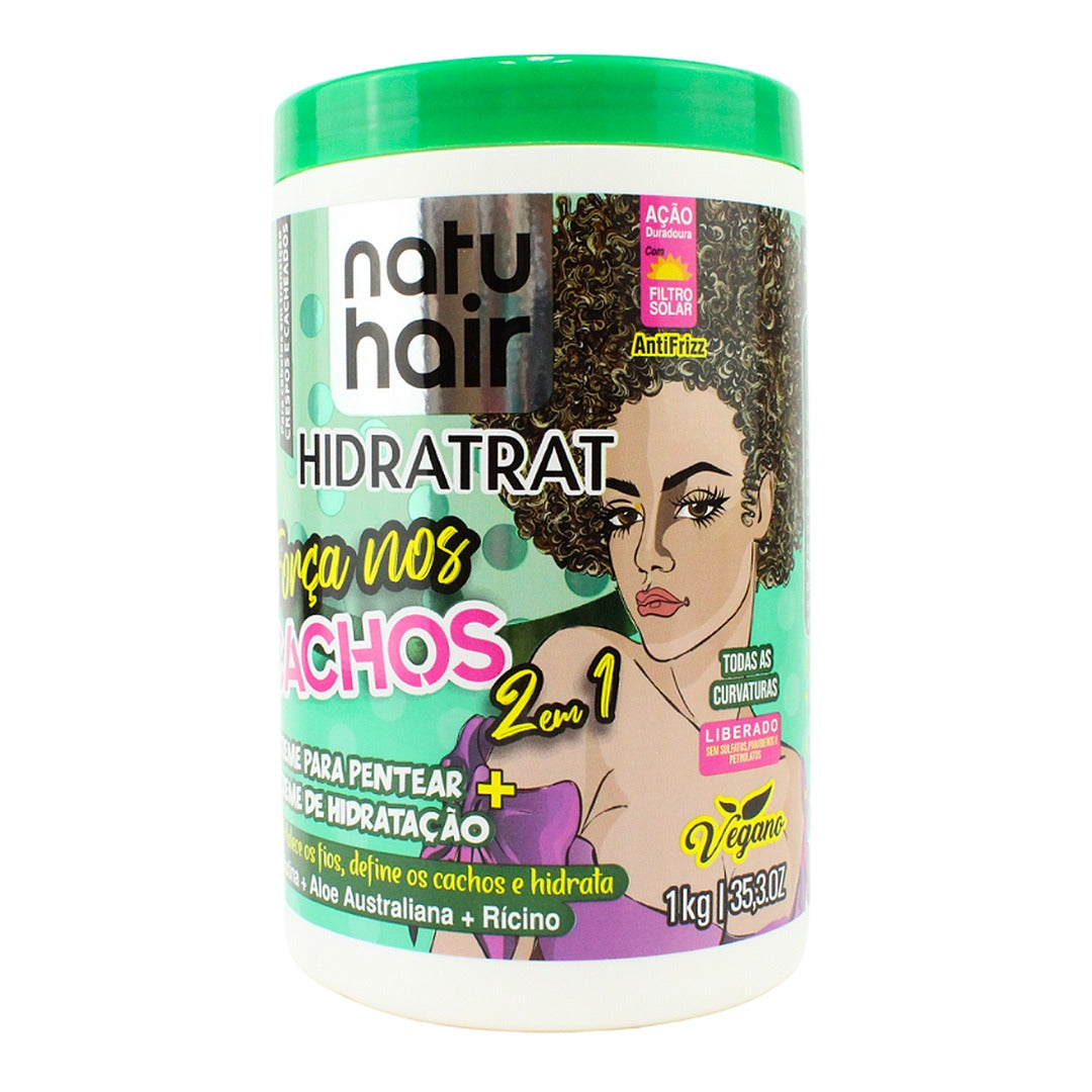 Creme para Pentear 2 em 1 - Forca nos Cachos NatuHair 1