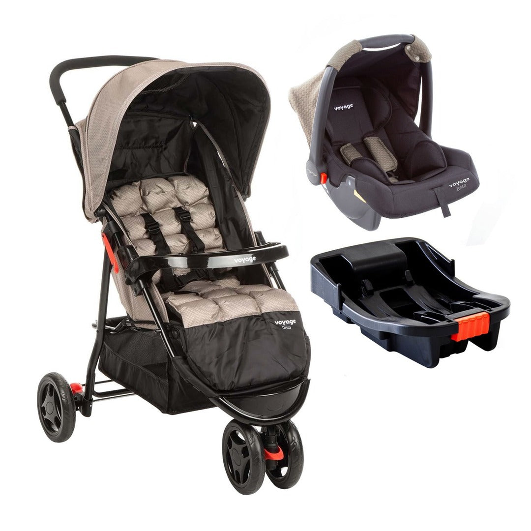 Kit Carrinho Bebe Delta Trio PRO 1