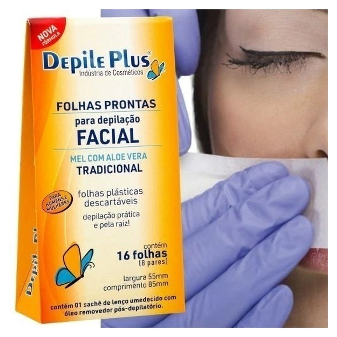 Folhas Depilatorias Faciais 1