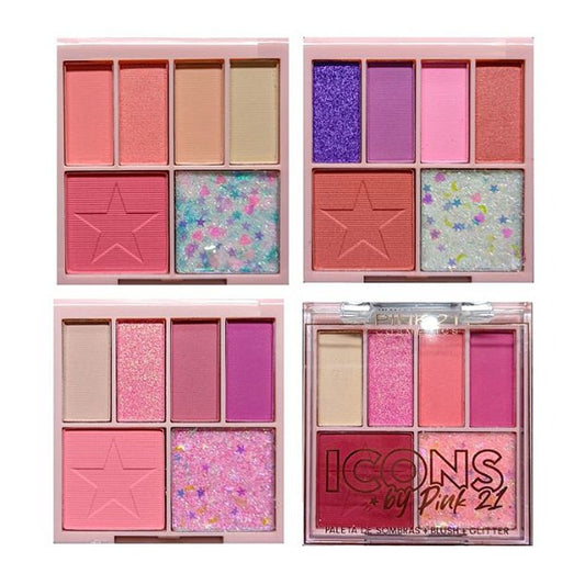 Paleta Sombras & Blush PINK 21 1