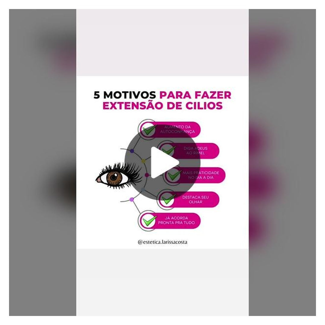 Combo com 5 Cilios Posticos Efeito 7D 1