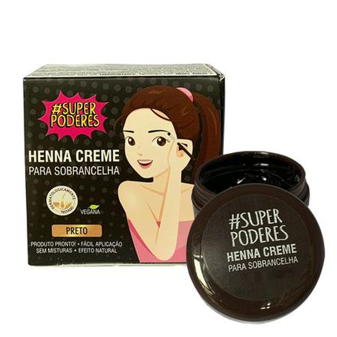 Henna Vegana Creme Para Sobrancelhas 1