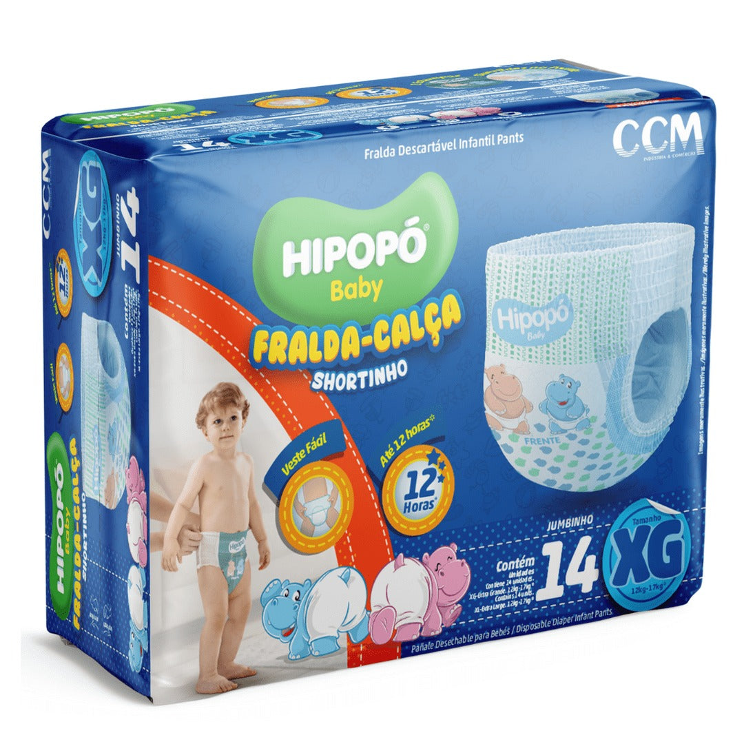 Fralda Calca Infantil Hipopo Jumbinho 1