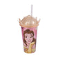 Copo C/ Canudo Coroa Bela Disney 1