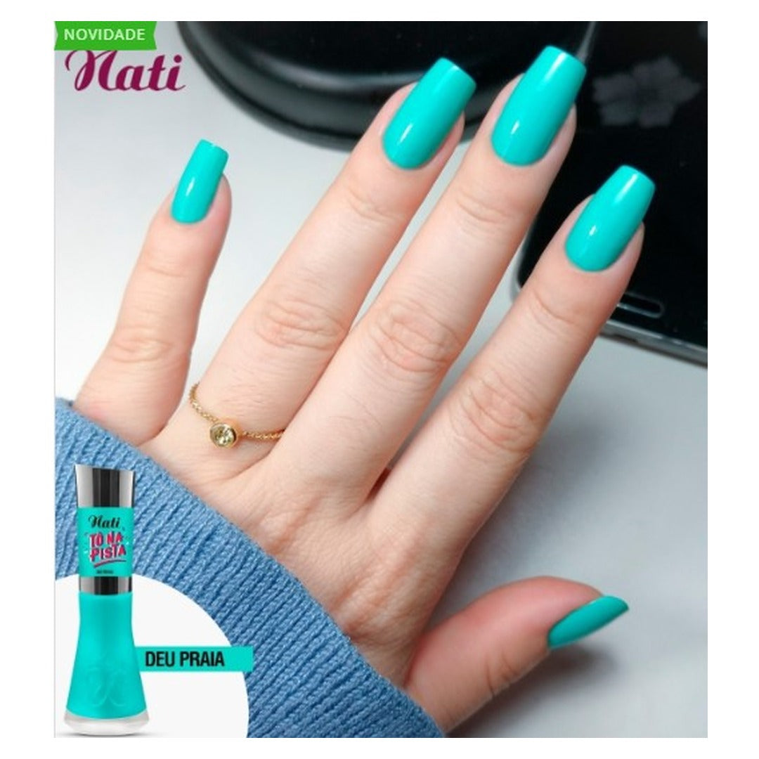 Esmalte NATI 5 FREE - TO NA PISTA - DEU PRAIA! 1