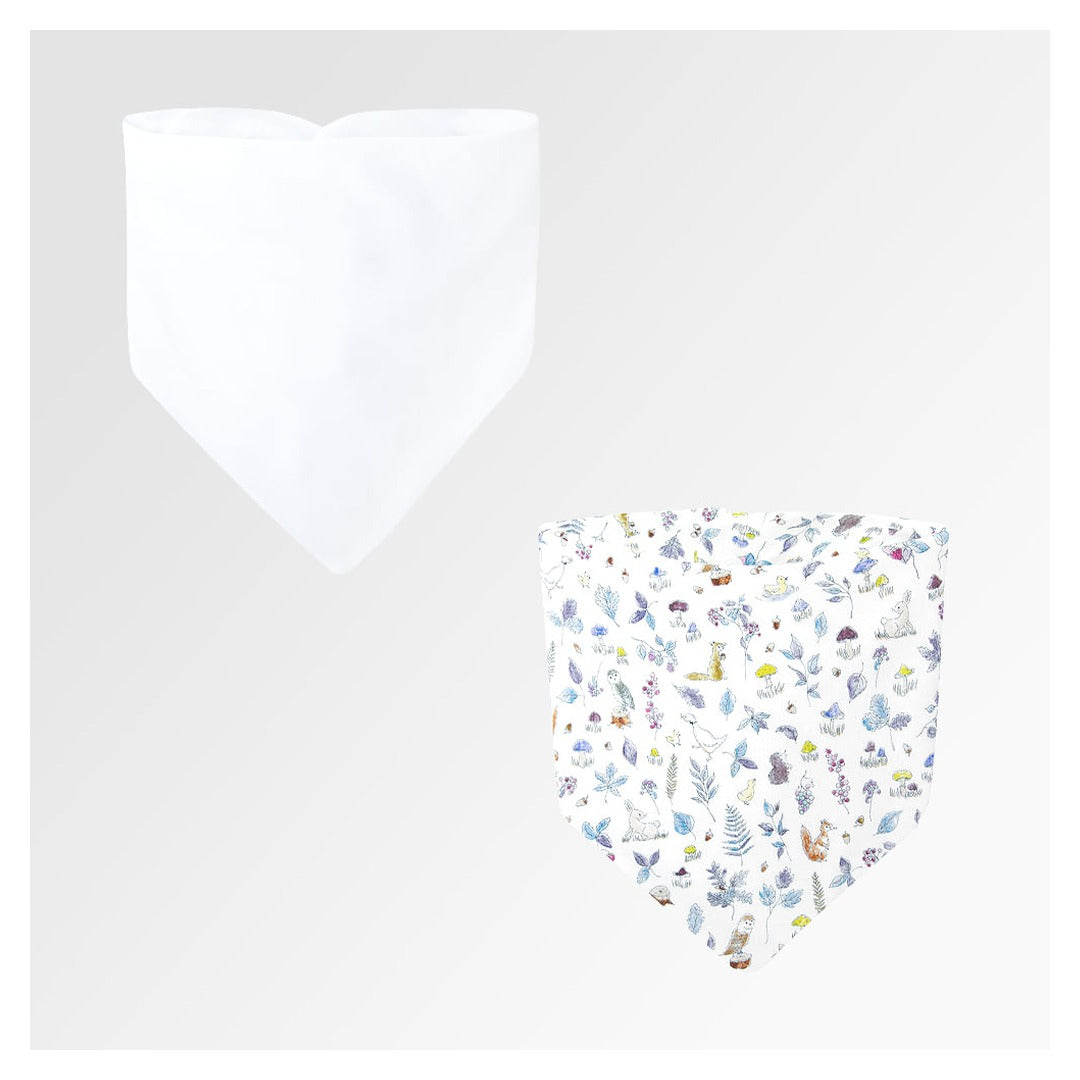 Conjunto de Babador Bandana Estampas 1