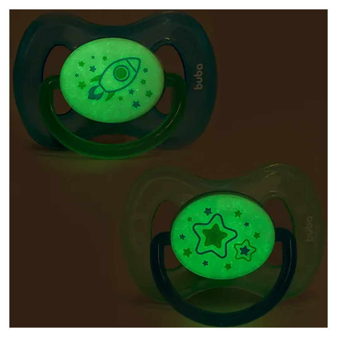 Chupeta Comfort Tam.1 Noturna Kit Estrela 1