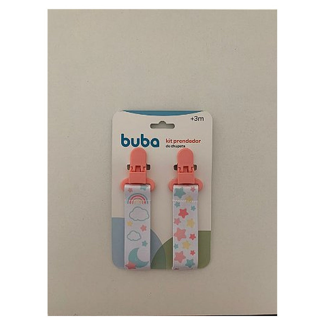 Prendedor de Chupeta Bebe Estrelas 1