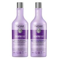 Inoar Kit Cicatrifios Loiro Perfeito Shampoo E Condicionador Matizador - 2X800 ml