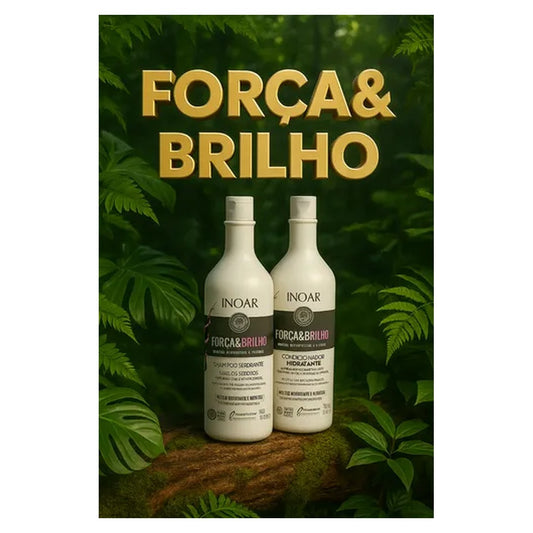 Kit Shampoo e Condicionador Inoar Forca & Brilho 1