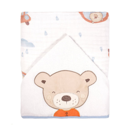 Toalha com Capuz Baby Joy Soft 1