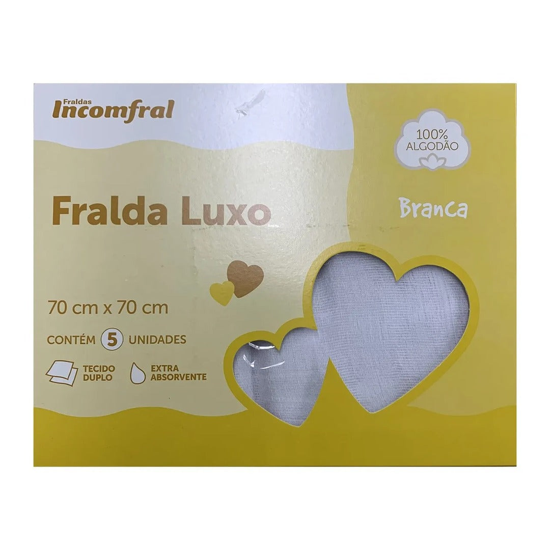 Kit Fralda de Pano Luxo Com Puff 1