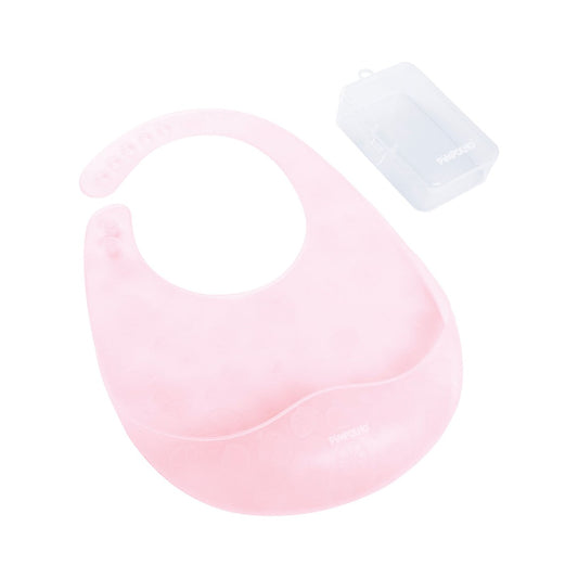 Babador de Silicone Translucido com Case Feminino 1