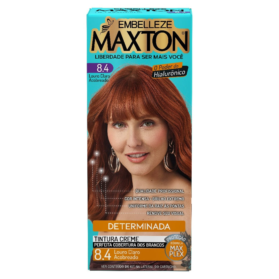 Tintura Maxton Louro Claro Acobreado 1