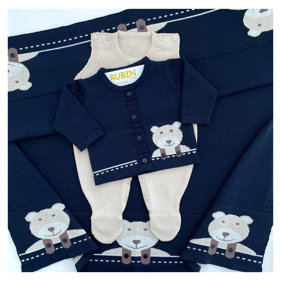 Saida de Maternidade Urso Botao 1