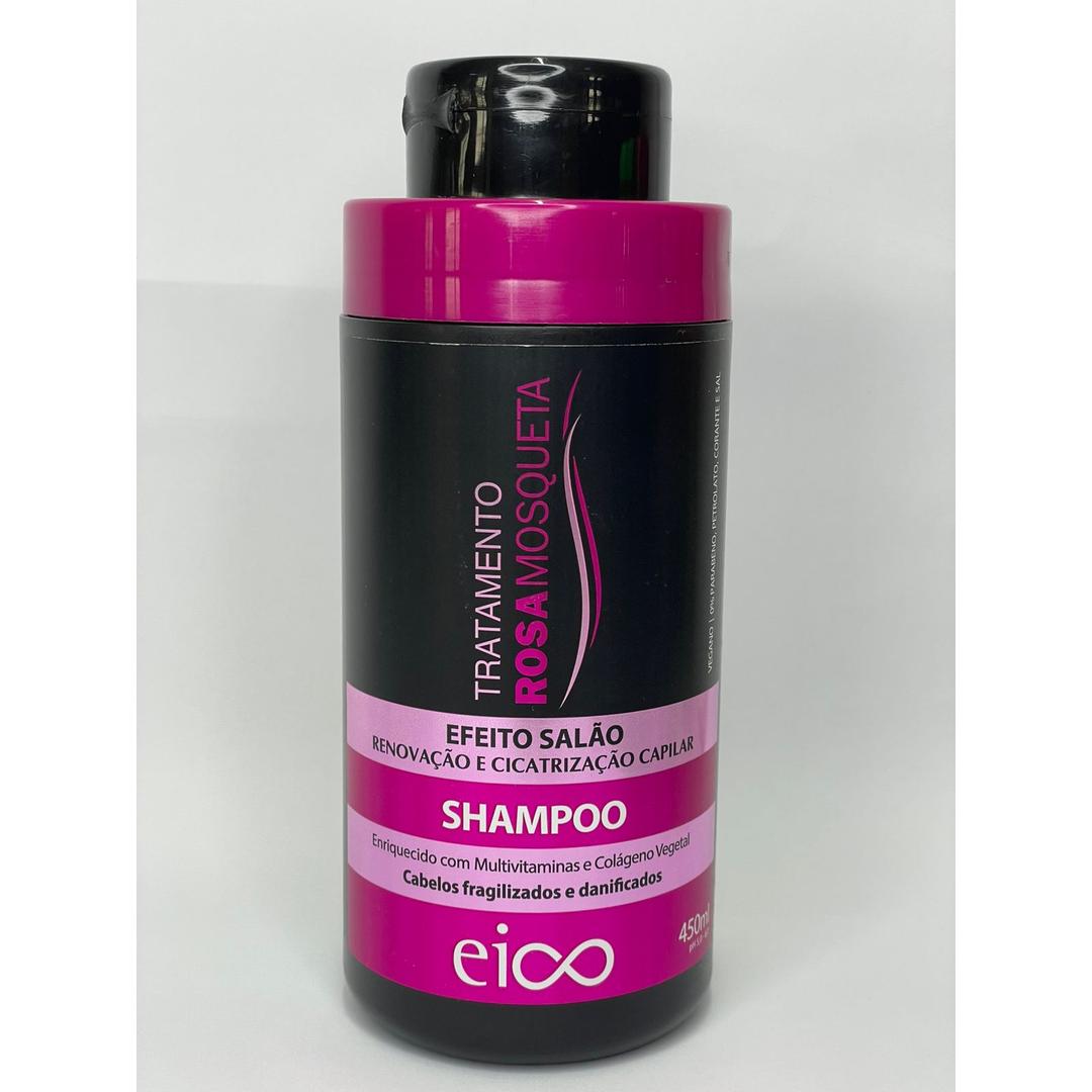 Eico Shampoo Efeito Salao Rosa Mosqueta 450 ml