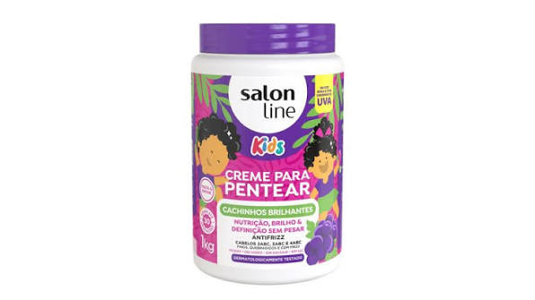 Creme para Pentear Salon Line Kids Cachinhos Brilhantes 1kg
