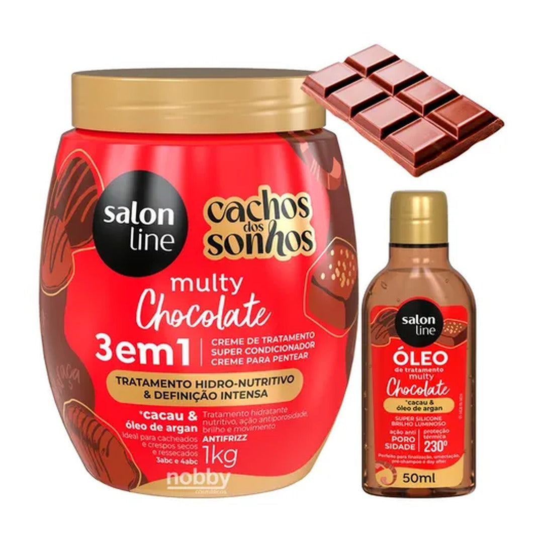 Creme de Tratamento 3 em 1 Cachos dos Sonhos 1