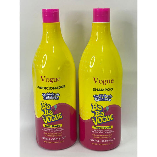 Kit Shampoo+Condicionador Baba Vogue Tutti Frutti 1L