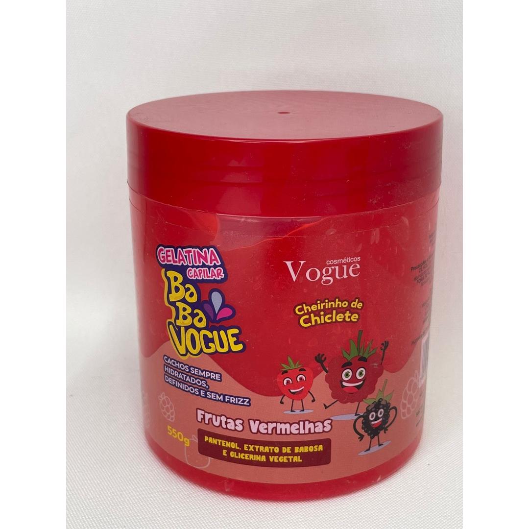 Gelatina Baba Vogue Frutas Vermelhas 550G