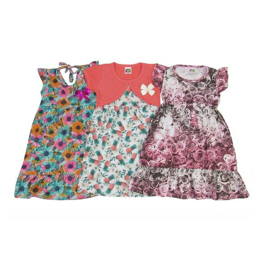 Vestido Infantil Kit com 3 Unidades 1