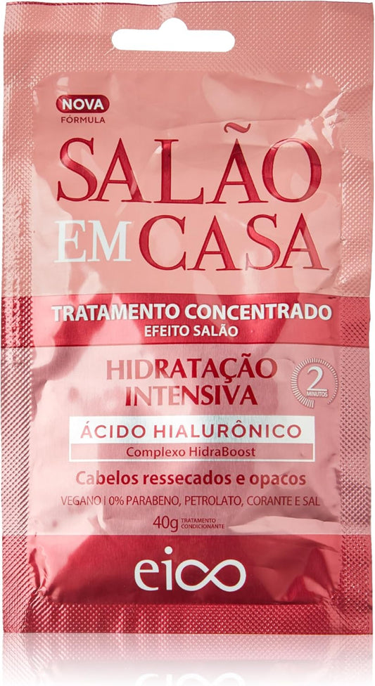 Eico Mascara Sache Salao Em Casa Hidratacao Intensiva 40G