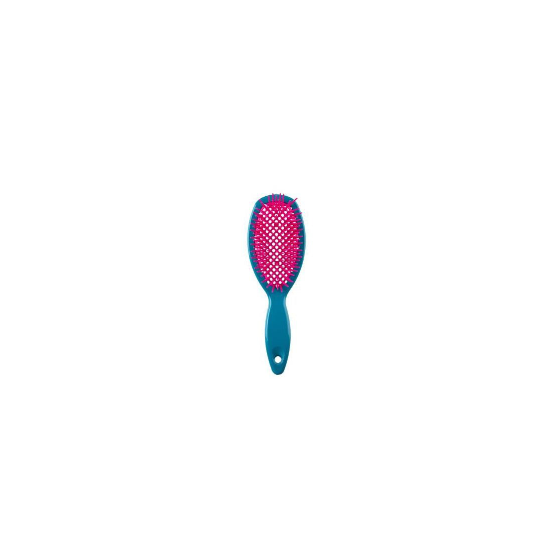 Dompel Escova Cabelo Favo Oval Azul E Pink 1
