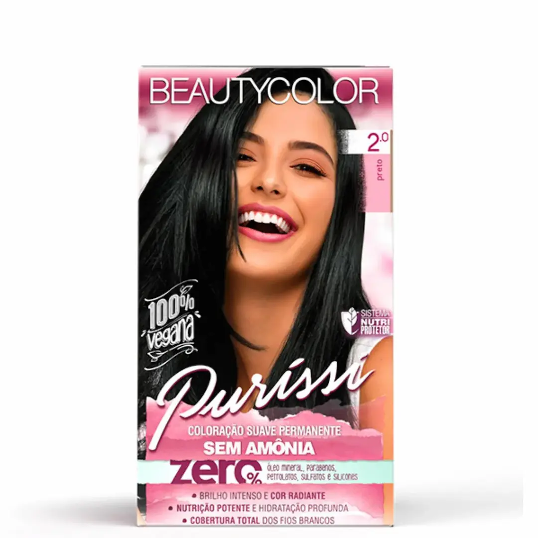 Coloracao Kit Beautycolor Purissi Sem Amonia 2