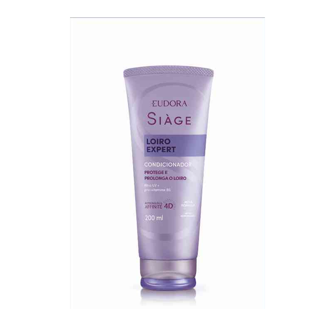 Eudora Siage Condicionador Loiro Expert Protecao Uv 200 ml 1