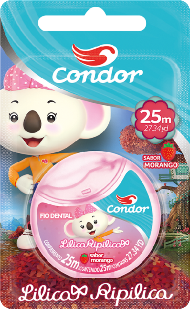 Condor Fio Dental Infantil Lilica Ripilica 25M 1