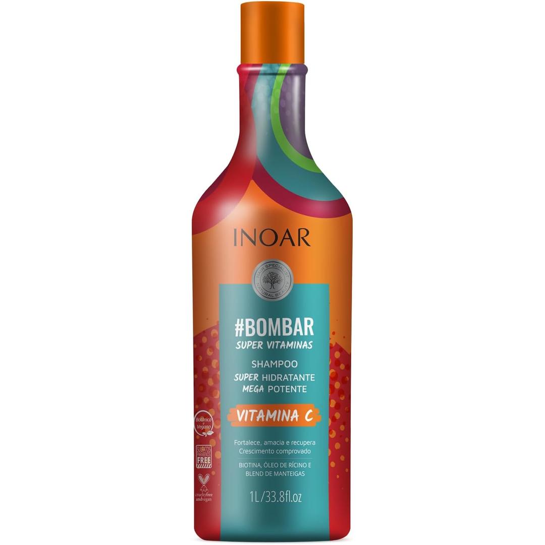 Inoar Bombar Super Vitaminas Shampoo Fortalecedor 1L 1