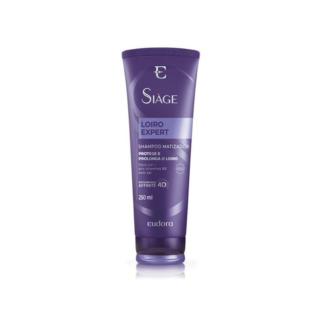 Eudora Siage Shampoo Matizador Loiro Expert Eudora 250 ml 1