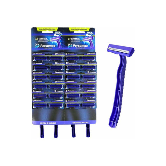 Aparelho Barbear Persomax Azul C/02 1