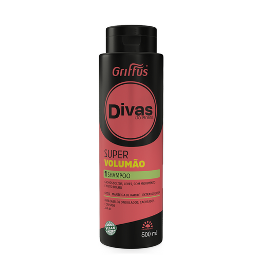 Griffus Divas Do Brasil Super Volumao Shampoo 500 ml 1