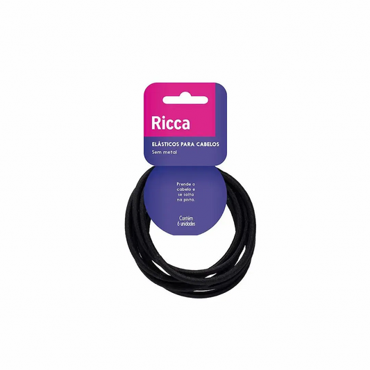 Elastico Para Cabelo Ricca Volume Hair 6 Unidades 1