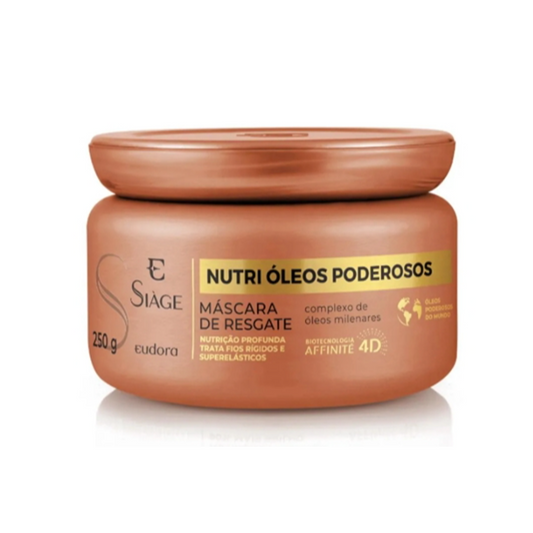 Eudora Siage Mascara Capilar Nutri Oleos Poderosos 250 g 1