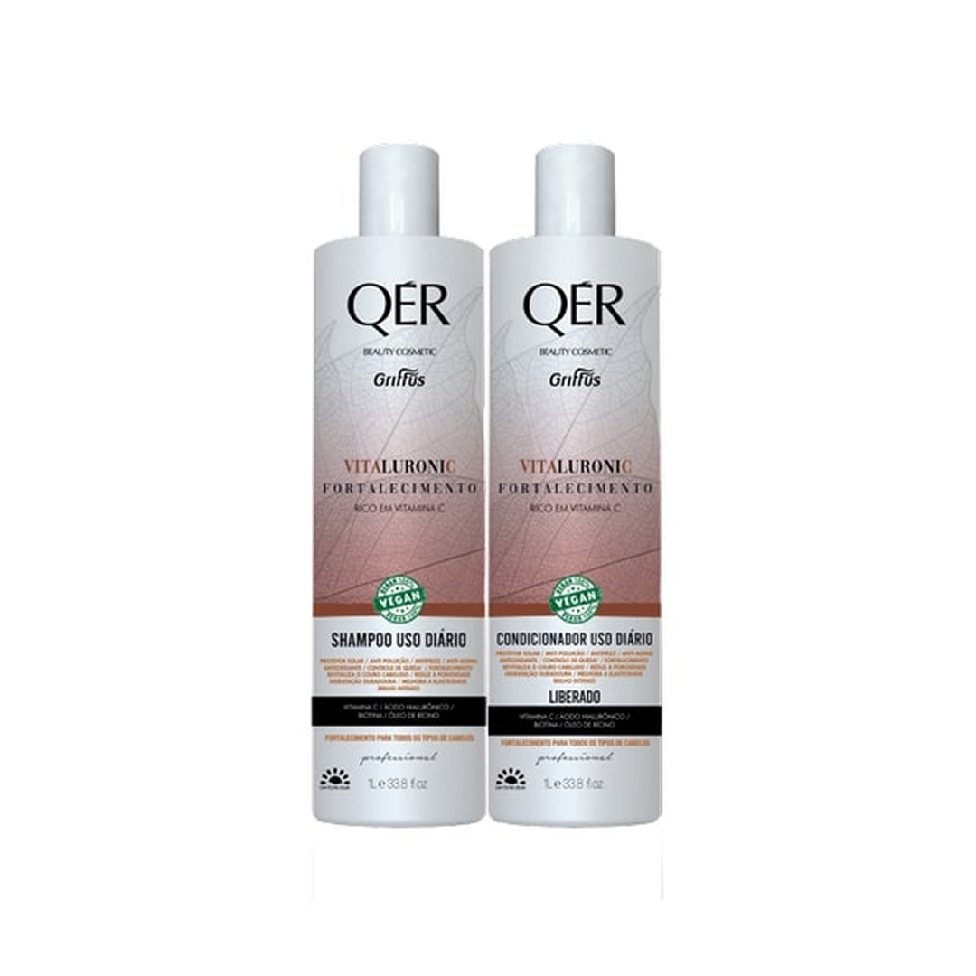Griffus Qer Vitaluronic Kit Shampoo + Condicionador 1 L 1