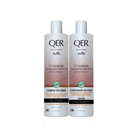 Griffus Qer Vitaluronic Kit Shampoo + Condicionador 1 L 1
